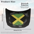 thumbnail image 7 of Uorisanigo Car Hood Cover Elastic Jamaican Flag Hood Covers for Cars Automotive Accessories Universal Car Bonnet Banner Fit for Most Automotive Sedans Trucks Pickup Sports Cars, 7 of 7