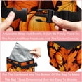 thumbnail image 4 of Maple Ieaf Pumpkin Foldable Car Garbage Can with Lid - Leak-proof Mini Trash Can, Hanging Storage Bag for Auto, 4 of 6