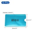 thumbnail image 2 of Uxcell Protector NFC Holder RFID Blocking Credit Card Sleeves Light Blue 10Pack, 2 of 5