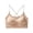 🔥 Beige, variant on No Underwire Push up Bra Push up Bra No Underwire Breathable Cross-Strap Wireless Push-Up Bra Solid Color Breathable Seamless Crisscross Back Design Anti-Slip Support Soft Stretch Fabric