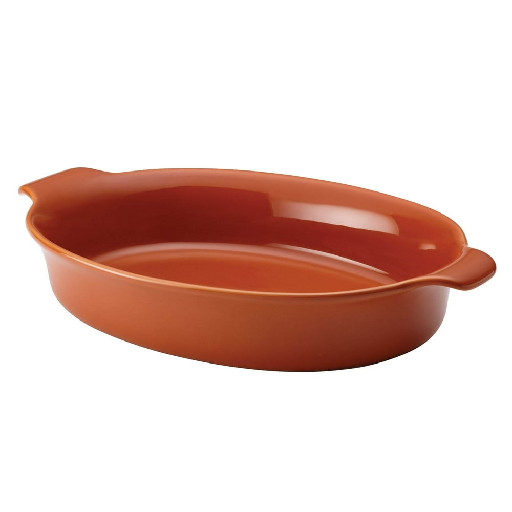 Anolon Vesta Ceramics Au Gratin Bakeware / Baker, Oval 3 Quart