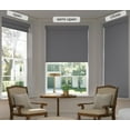 thumbnail image 5 of LazBlinds No Drill Blinds for Indoor Windows, Blackout Roller Shades, Cordless Window Blinds, Thermal Insulated Fabric UV Protection, for in Home and Office, 25" W x 48" H, Grey, 5 of 6