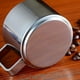 thumbnail image 3 of 3 piezas con platillo cuchara de acero inoxidable bebidas café juego de tazas de café de doble pared, 3 of 4