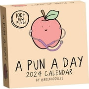 Rockdoodles 2024 Punny Daily Desk Calendar | Home or Office, Page a Day,  Tear Off Pages and Daily Puns