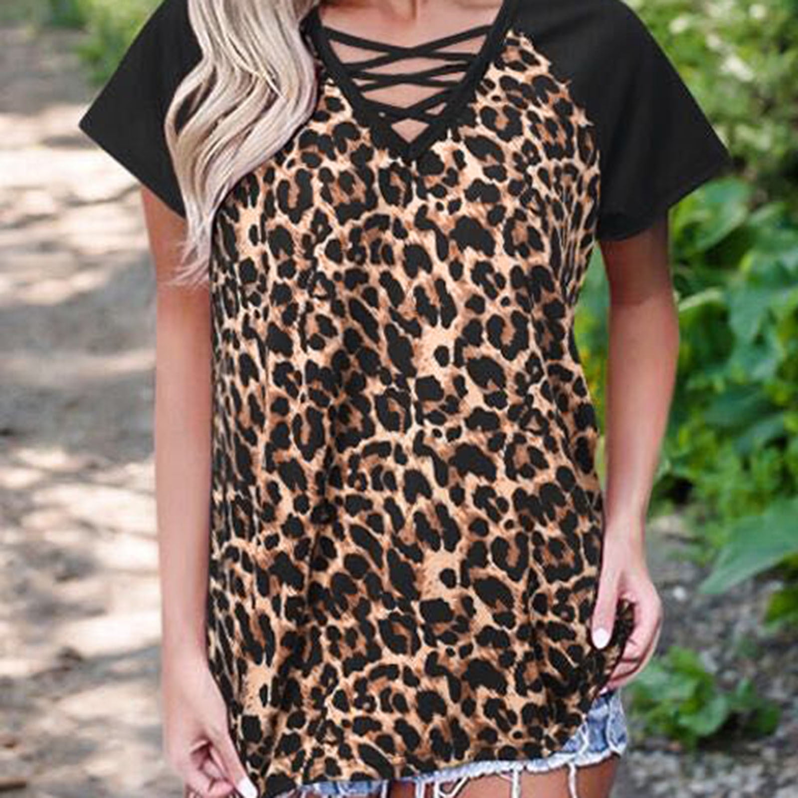 animal print summer tops