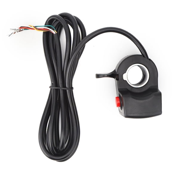 YLSHRF Electric Scooter 48V Acid Electric Quantity Display E‑Bicycle Thumb Throttle Handle Bar Grip With Headlight Button,Thumb Throttle Grip,Electric Bike Thumb Throttle Grip