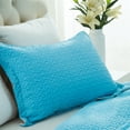 thumbnail image 4 of JML 3 Pieces King Quilt Set, Soft Lightweight Microfiber Bedspread,1 Quilt 2 Shams, Blue, 4 of 6