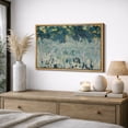 thumbnail image 2 of Framed Canvas Wall Art Impressionist Forest Light Landscape Print for Living Room Decoration - 24"x36" NATURAL, 2 of 8