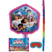 Party City Encanto Pi?ata Kit with Candy, Includes Blindfold and Bat, Party Supplies, 4pc
