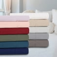 thumbnail image 6 of Superior 4-Piece Modern Cotton Percale Deep Pocket Bed Sheet Set, Queen, Lilac, 6 of 6