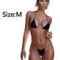 thumbnail image 2 of Tanga Bikini Sheer Straps Cheeky Brazilian Micro Tanga Bikini Traje de baño Mujer Sexy Sin línea de bronceado Traje de baño MFZFUKR CPB-DE-WX358-5, 2 of 5