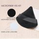 thumbnail image 4 of Triangle Makeup Puff Cotton Powder Face Washable Body Powder Puff for Loose Powder Body Cosmetic Foundation Sponge Makeup Tool (12Black 12White), 4 of 4