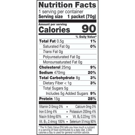 CHICKEN OF THE SEA WILD CAUGHT LIGHT TUNA PACKET, GHOST PEPPER 2.5 OZ