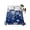 Blue, variant on Navy Blue Coastal Queen Size Flat Sheet, Wrinkleproof & Fadeproof Cooling Flat Bed Sheet Only, Starfish Coral Ocean Conch Sea Nautical Breathable Soft Bedding Top Sheets 90 x 102 Inches