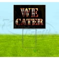 thumbnail image 1 of We Cater (18" x 24") Yard Sign, Includes Metal Step Stake, 1 of 6