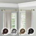 thumbnail image 2 of Domovina Ginny 13/16-inch Single Corner Window Curtain Rod-Color:Antique Brass,Size:28-48", 2 of 2