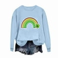 thumbnail image 4 of Aofany St Patricks Day Sweatshirt Women Long Sleeve Crewneck Shamrock St. Patricks Shirts Tee Tops Cute Holiday Pullovers, 4 of 6