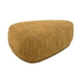thumbnail image 1 of Pebble 44" Rounded Triangle Cocktail Ottoman Mustard Yellow, 1 of 6