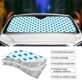 thumbnail image 5 of ZNDUO Car Windshield Sun Shade, Abstract Blue Polka Dot Pattern Windshield Sun Shade UV Rays and Heat Sun Visor Protector Foldable Windshield Sun Shade, Small Size, 5 of 8