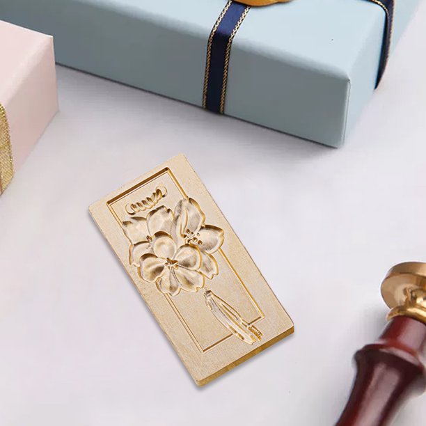 Serie de flores, cabeza de cobre, cabeza de cera esmaltada clásica Vintage para regalo, álbum de recortes Likrtyny Para estrenar