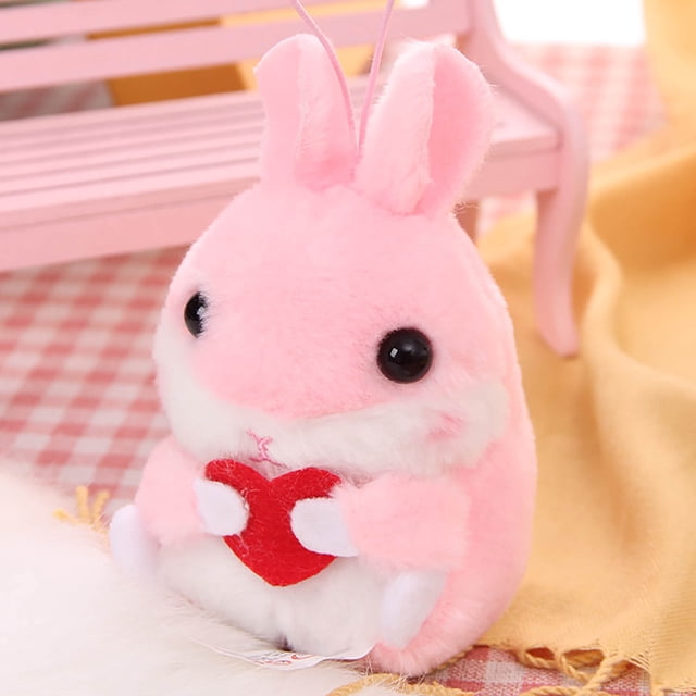 BotaniNest Hand Sized Bunny Stuffed Animals Cute Soft Rabbit Doll Small Plushies For Kids