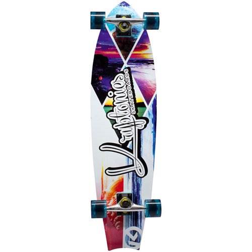 Kryptonics 34" Swallowtail Longboard Complete Skateboard