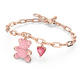 thumbnail image 4 of Pulsera Brazalete Teddy Bear Oso Swarovski Oro Rosa Para Mujer+ Kit D Regalo, 4 of 7