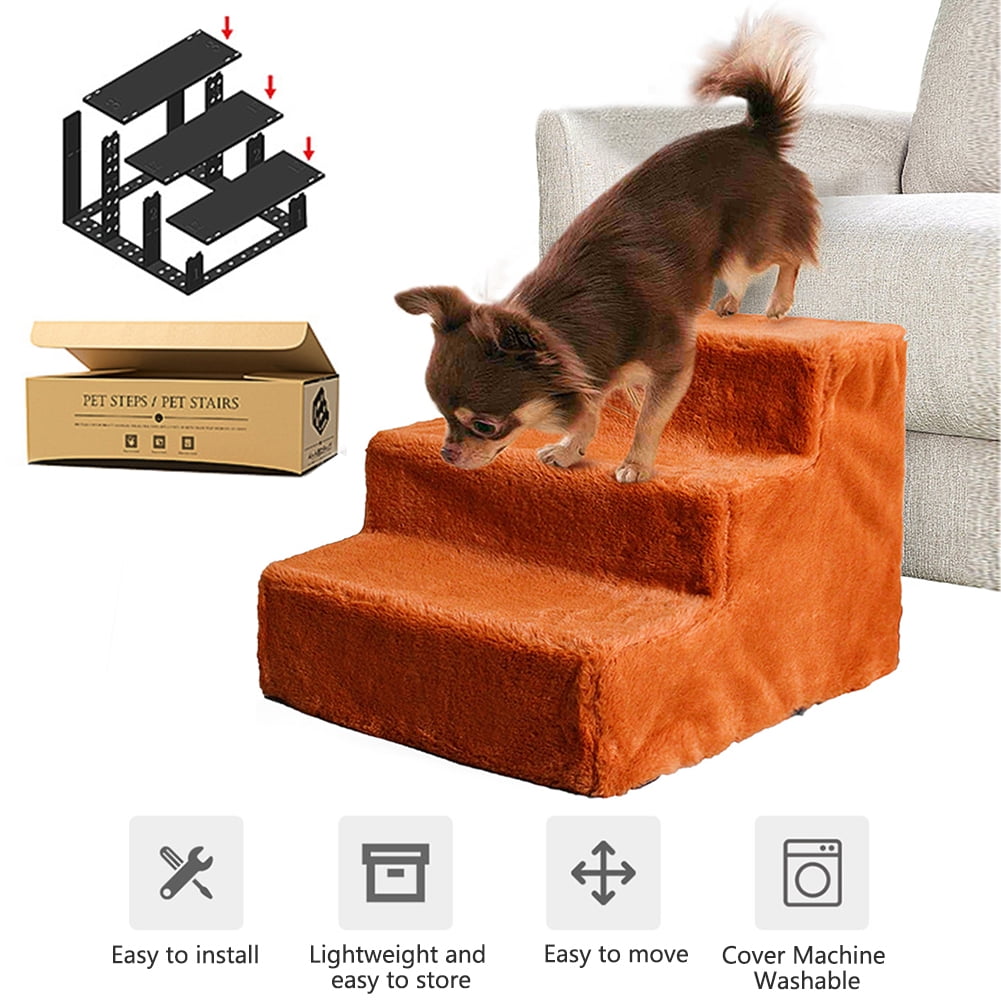Pet Stairs Dog Stair Step Removable Practical Comfortable Compact Pet