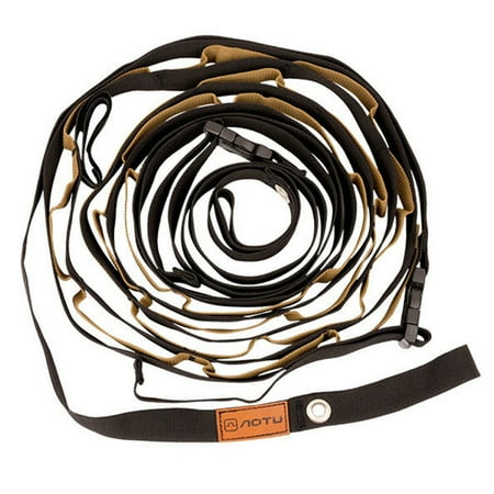 

Leke Outdoor camping hanging rope portable leather clothesline storage rope 42 holes