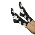 thumbnail image 4 of DJN Compression Socks for Women Halloween Socks Fuzzy Socks for Women Fluffy Cozy Slipper Socks Fall Halloween Socks Gifts Pumpkin Slippers polyester-cotton blend B One Size, 4 of 9