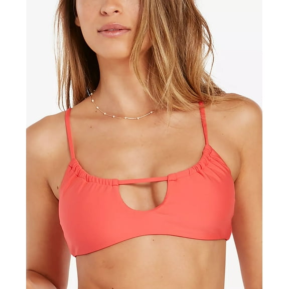 Volcom PISTOL PUNCH Juniors' Simply Seamless Drawstring Swim Top, US Small