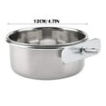 thumbnail image 2 of Qiweii Stainless Steel Parrot Feeding Cup，Durable Food and Water Bowl for Bird Cage and Pet Care Use, 2 of 9