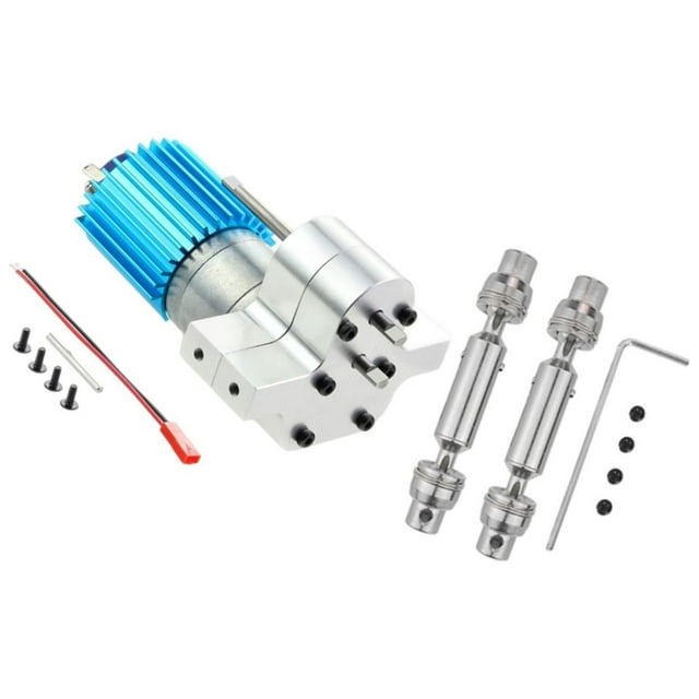 ZheElen Metal Box Transfer 370 Motor Accessory for WPL C14 Q60 Robust and Dependable Silver 3.17mm 1Set