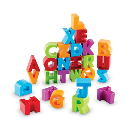 Learning Resources Letter Blocks, Fine Motor Toy, 36 Pieces, Ages 18