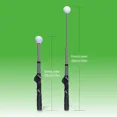 thumbnail image 3 of Rhythm Click Sound Telescopic Warm Up Golf Swing Trainer Correcting Gesturer Training Aid for Grip Strength Practice Stick black, 3 of 6