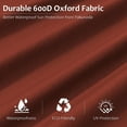 thumbnail image 4 of Pakunoda 10' X 20' Carport Canopy Replacement Cover, Portable Car Garage Shelter Party Top Tent with 34PC Ball Bungees, Treeared (Only Cover, Frame Not Included), 4 of 8