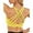 A-yellow, variant on WANOSS Women's Strappy, Longline, Crossback, Padded, Medium Support Yoga Sports Bra, Red