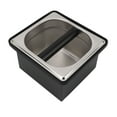 thumbnail image 1 of Coffee Grounds Bucket, Coffee Grounds Recycling Bucket Easy To Clean Square Stainless Steel  for Coffee Shop, 1 of 8