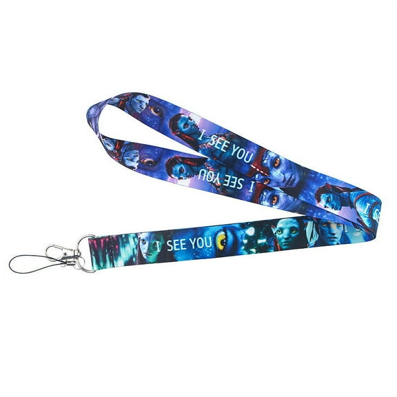 Anime Source Avatar Na'vi I see You Movie Lanyard Keychain ID Badge Holder