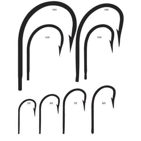 Sea Demon Tuna Hook- 8/0- Stainless Steel - 18 Pcs - Item #816