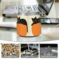 thumbnail image 6 of Yayeee Ashtray with Lid for Cigarette Smokeless Stainless Steel Home Ash Holder, Black Cat Orange Ball, 6 of 7