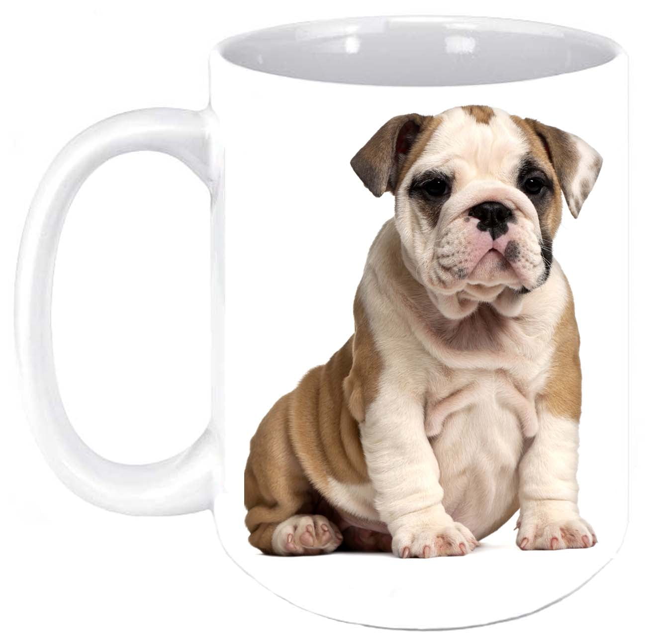 11oz mug starry Night English Bulldog Ceramic Printed Coffee Tea Cup Gift 