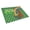 Poodle - Standard Red, variant on Standard Black Poodle St. Patrick's Day Glass Cutting Board Large 12 in x 15 in