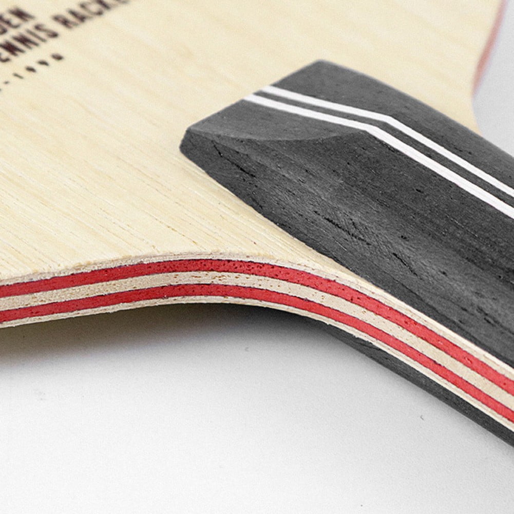RANMEI Table Tennis Racket 240/255X150Mm Short/Long Handle Seven-Layer Pure Wooden Base Plate For Ping-Pong Paddle Replace Accessory