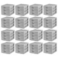 thumbnail image 1 of Sterilite Medium Weave 3 Drawer Storage Unit Versatile Organizer, 16-Pack, 1 of 10