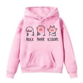 thumbnail image 4 of KPOPLK Toddler Boys Jacket Cartoon Dinosaur Animal Zipper Packaway Spring Autumn Hoodies Coat for Kids 1-24 Years(8-9 Years,Pink), 4 of 4