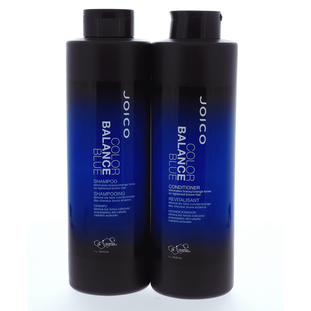 Joico Color Balance Blue Shampoo 33.8 oz , Conditioner 33.8 oz Set