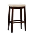 thumbnail image 2 of Home Square 2-Piece 30" Wood Bar Stool Set in Dark Walnut Brown, 2 of 10