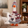 thumbnail image 4 of Aurorax 19 inch Porch Goose Christmas Outfits 23",Porch Goose Clothes Set,Winter Porch Goose Costume for Garden, 4 of 7