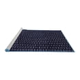 thumbnail image 2 of Ahgly Company Machine Washable Indoor Square Oriental Blue Modern Area Rugs, 5' Square, 2 of 4